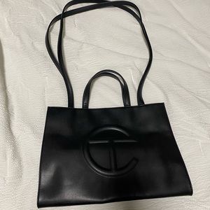 Telfar Medium Black Bag